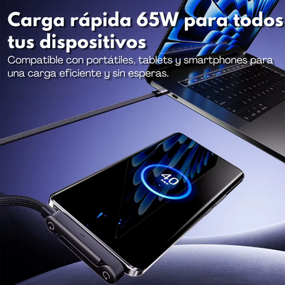 Cable Lateral USB-C SmartCharge™ – Carga sin Molestias